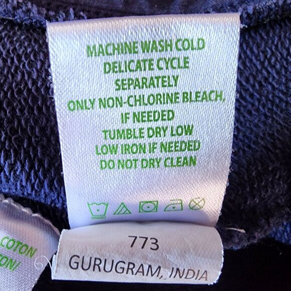 Lilly Pulitzer Womens Medium Sweatshirt Luxletic Beach Comber Pullover Navy Blue - Picture 10 of 11